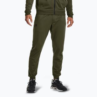 Штани чоловічі Under Armour Sportstyle Tricot Jogger marine od green / black