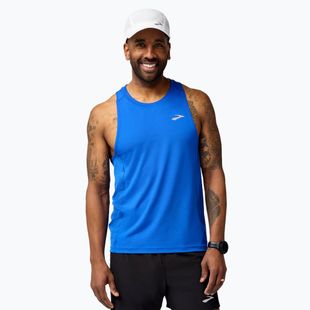 Топ для бігу чоловічий Brooks Atmosphere Singlet 3.0 neo blue