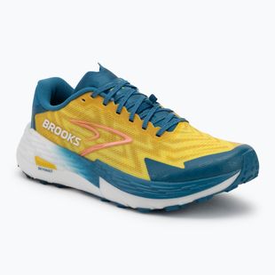 Кросівки для бігу чоловічі Brooks Catamount 4 quince/ celestial/neo ember
