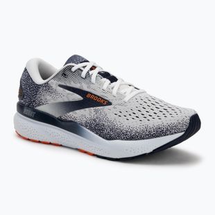 Кросівки для бігу чоловічі Brooks Ghost 16 white/peacoat/orange