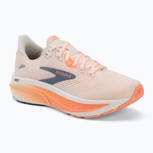 Кросівки для бігу жіночі Brooks Ghost 18 star white/cyber peach/grey