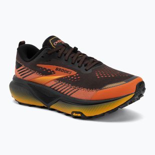 Кросівки для бігу чоловічі Brooks Cascadia 20 black/tigerlily/orange
