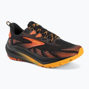 Кросівки для бігу чоловічі Brooks Ghost Trail black/red/orange