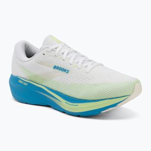Кросівки для бігу чоловічі Brooks Ghost Amp white/blue/paradise green