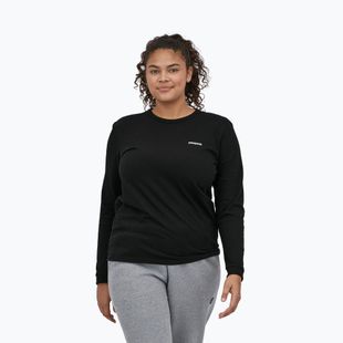 Лонгслів жіночий Patagonia P-6 Logo Responsibili-Tee black