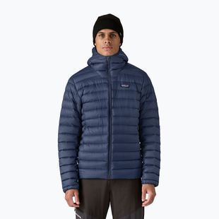 Пуховик чоловічий Patagonia Down Sweater Hoody new navy