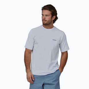 Футболка чоловіча Patagonia Boardshort Logo Pocket Responsibili white