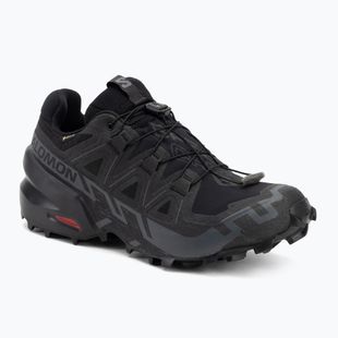 Жіночі бігові кросівки Salomon Speedcross 6 GTX чорний/чорний/фан