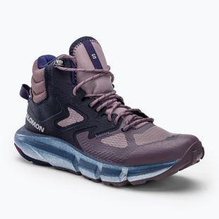 Черевики туристичні жіночі Salomon Predict Hike Mid GTX фіолетові L41737000