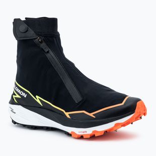Чоловічі кросівки Salomon Winter Cross Spike чорний/вогненно-кораловий/безпечно-жовтий