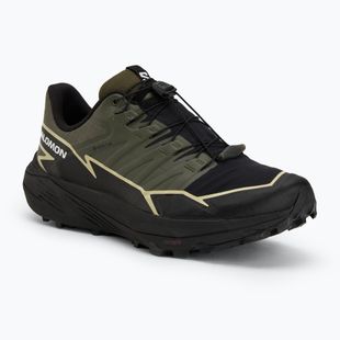 Кросівки для бігу чоловічі Salomon Thundercoss GTX olive night/black/alfalfa