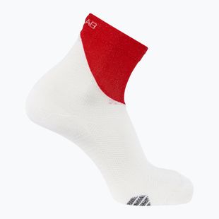 Шкарпетки для бігу Salomon S/Lab Phantasm Ankle white/ fiery red