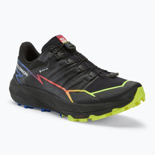 Кросівки для бігу чоловічі Salomon Thundercross GTX black/surf the web/safety yellow