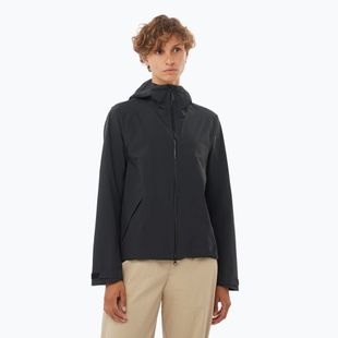 Куртка вітровка жіноча Salomon Outerpath 2.5L deep black