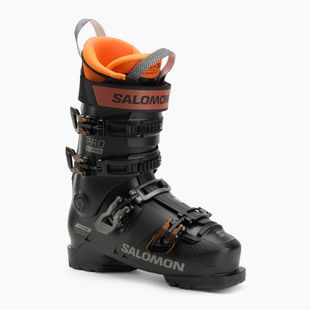 Черевики гірськолижні чоловічі Salomon S/Pro Alpha 100 GW black/dark grey met./orange tiger