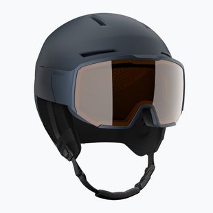 Шолом гірськолижний Salomon Osmo dress blue/flash tonic orange