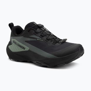 Кросівки для бігу чоловічі Salomon Genesis GTX black/agave green/urban chic