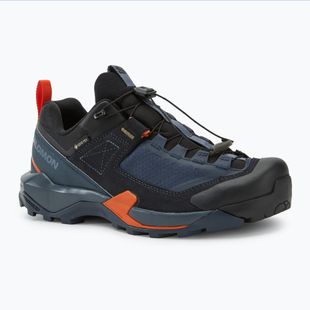 Чоловічі трекінгові черевики Salomon X Ultra Alpine GTX сині ночі/чорні/червоні/помаранчеві