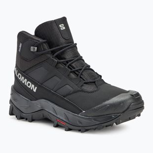 Черевики трекінгові чоловічі Salomon Crosstrak WP black/black/asphalt