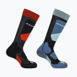 Шкарпетки гірськолижні Salomon S/Access DX-SX 2 пари black/magnet