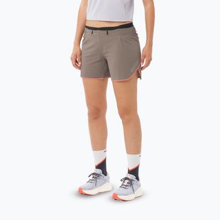 Шорти для бігу жіночі Salomon Sense Aero 5" iron/neon flame