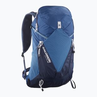 Рюкзак туристичний чоловічий Salomon Aerotrek 20 л M-L poseidon/black iris/dark blue