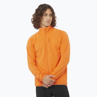 Кофта трекінгова чоловіча Salomon Lightwarm Full Zip turmeric