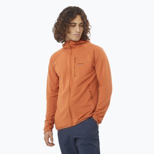 Кофта трекінгова чоловіча Salomon Sntial Lightwarm Hybrid sierra