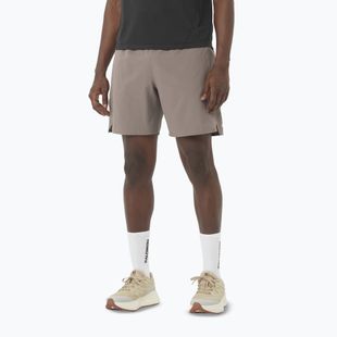 Шорти для бігу чоловічі Salomon Shakeout Core 2IN1 7" No Liner iron