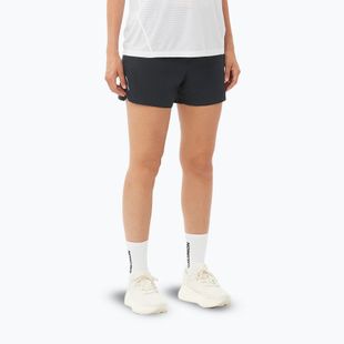 Шорти для бігу жіночі Salomon SHAKEout Core 4" deep black