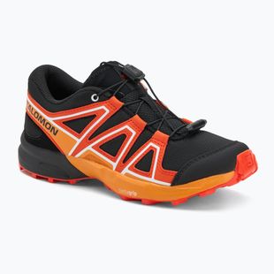 Кросівки трекінгові дитячі Salomon Speedcross black/cherry tomato/turmeric