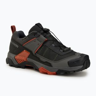 Чоловічі трекінгові черевики Salomon X ULTRA 5 GTX асфальт / кастерок / палена охра