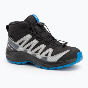 Дитячі туристичні черевики Salomon XA PRO V8 MID WP black/monument /french blue