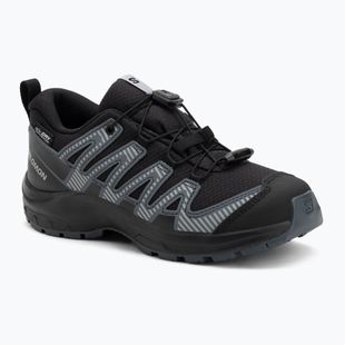 Кросівки трекінгові дитячі Salomon XA Pro 3D V8 Waterproof black/turbulence/quarry