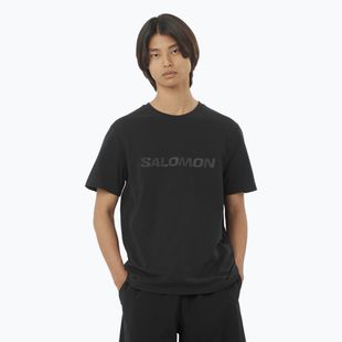 Футболка чоловіча Salomon Big Logo Tee deep black