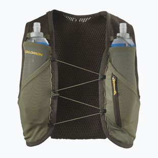 Жилет для бігу Salomon Active Skin 4 Gravel Set wren/deep lichen green/spicy mustard