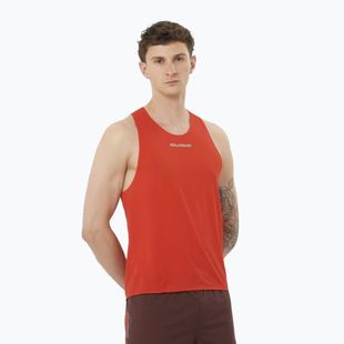 Топ для бігу чоловіча Salomon S/Lab Speed Singlet flery red
