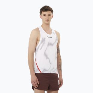 Топ для бігу чоловіча Salomon S/Lab Speed Singlet white / andorra