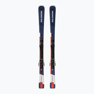 Лижі гірські Salomon S/Max 6 XT + Кріплення M10 GW silver/legion blue met/fiery coral