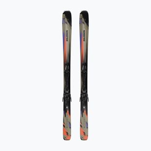 Лижі гірські + кріплення Salomon Stance 80 + M10 GW kelp/nasturtium
