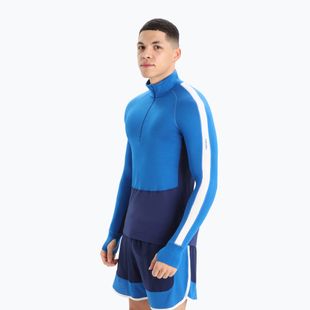 Чоловіча термоактивна кофта icebreaker ZoneKnit 260 Half Zip lazurite/royal navy/snow/cb