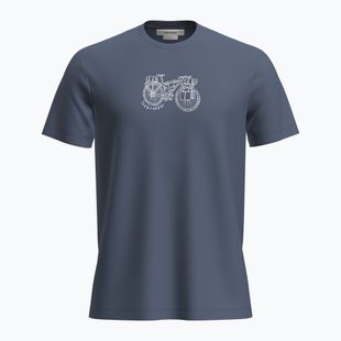 Футболка трекінгова чоловіча icebreaker Merino 150 Tech Lite SS Tee Adventure Ride dawn