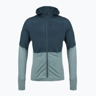 Кофта трекінгова чоловіча icebreaker Merino 200 RealFleece Descender Zip Hoodie abyss/blue ash/black