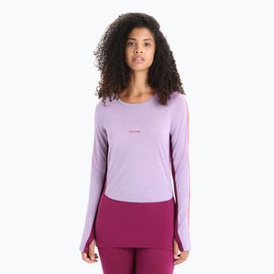 Жіноча термоактивна кофта icebreaker 125 Zoneknit Crewe purple gaze