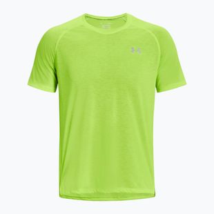 Футболка для бігу чоловіча Under Armour Streaker салатова 1361469-369