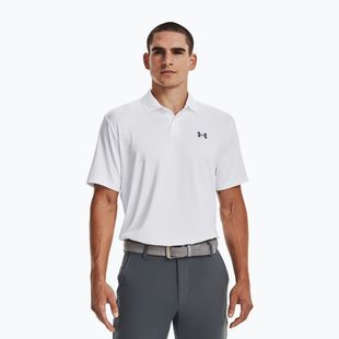 Футболка поло чоловіча Under Armour Matchplay Polo white/pitch gray
