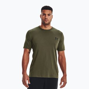 Футболка чоловіча Under Armour Sportstyle Left Chest marine green/black