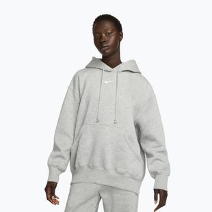 Кофта жіноча  Nike Sportswear Phoenix Fleece Oversized dark grey heather/sail