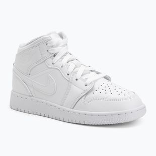 Взуття  Jordan 1 Mid white/white/white
