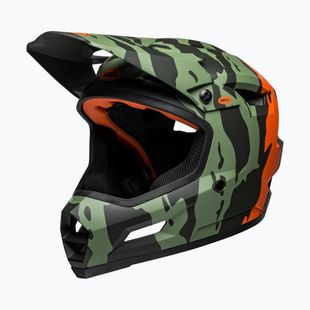 Шолом велосипедний Bell Sanction 2 DLX Mips ravine matte dark green/orange